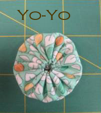 quilt yo-yo yoyo